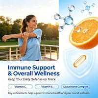 L-Glutathion Liposomal Liquide Marque Blanche 1200mg Vitamine C E Niacine Acide Hyaluronique Anti-Âge Éclaircissant Végétalien Sans OGM