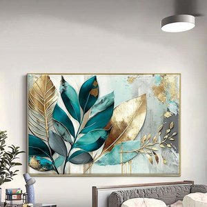 Mintura grande parete Art Poster astratto digitale stampato 'F' pittura foglia d'oro decorazione <span class=keywords><strong>per</strong></span> la casa <span class=keywords><strong>tela</strong></span> <span class=keywords><strong>per</strong></span> ufficio <span class=keywords><strong>soggiorno</strong></span> - Product Image 4