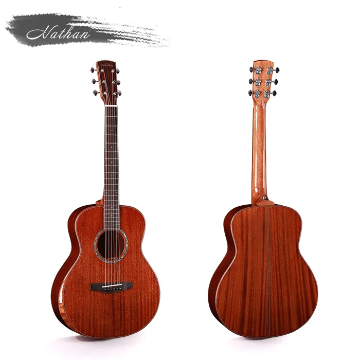 GSMINNI — guitare électrique de 36 pouces, tout acoustique solide, électrique, oem, meilleure vente, collection