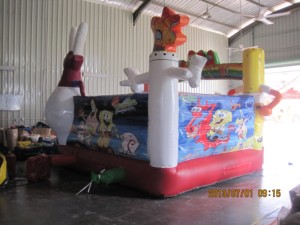 Châteaux gonflables animaux de 13 pieds pour la location commerciale de fêtes d'enfants en plein air - Product Image 4