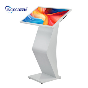 Ingscreen <span class=keywords><strong>Android</strong></span> hệ thống kiosk 32 55 k loại 4K màn hình cảm ứng quảng cáo media player trắng đen kỹ thuật số biển cho thang máy - Product Image 2