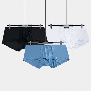<span class=keywords><strong>Foto</strong></span> di <span class=keywords><strong>Intimo</strong></span> Maschile alla Moda, Boxer ad Alta Elasticità, Pantaloncini Traspiranti e Morbidi, <span class=keywords><strong>Intimo</strong></span> Sexy per Uomo Maturo - Product Image 4