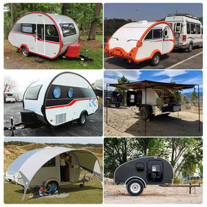 Remolque de Viaje Todoterreno Tipo Lágrima, Remolque de Campamento de Fibra de Vidrio para la Venta - Product Image 5