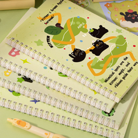 Carnet de papier A5 personnalisé réutilisable avec pages en silicone anti-adhésives, papeterie, livre d'autocollants réutilisable