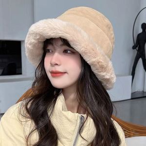 Gorros de Punto Gruesos de Moda Coreana para Estudiantes, Color Sólido Otoñal, Encantadores y Gruesos, Novedad de 2024 - Product Image 4