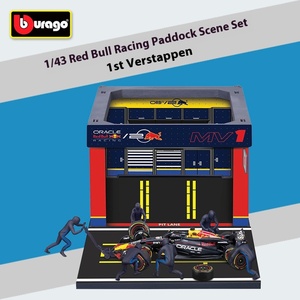 Bburago 1:43 <span class=keywords><strong>F1</strong></span> Pit Pass Diorama Scène Modèle Scénario SF-24 MCL38 Redbull RB20 AMG W15 Formulaa Team 2024 Saison Inclure Figure - Product Image 2
