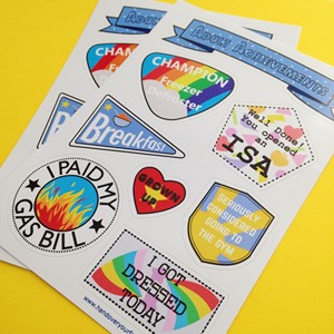 Waterproof Adhesive Vinyl Label Logo Cartoon Kiss Cut Sticker Paper Custom Printing Die Cut Sticker Sheet