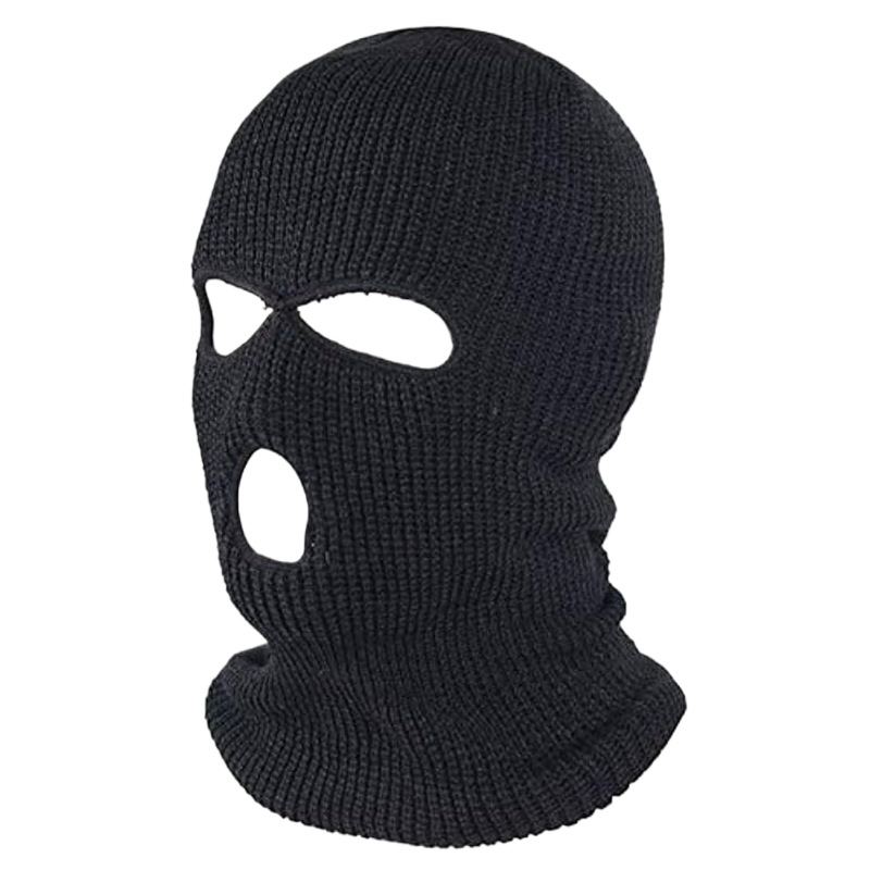 3 Hole Cycling Mask Winter Knitted