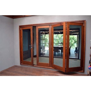 Đặt hàng số lượng lớn giá tốt bên ngoài bi gấp cửa bên ngoài hiên nhôm gấp kính Doo - Product Image 6