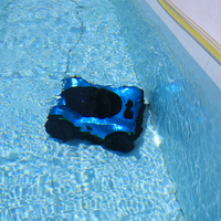 Addotron XT Pro Roboter-Poolreiniger CE EMC Zertifiziert 300W Motor Starke Saugkraft Wandkletterfähig Kabelloser Staubsauger 3,5L Filter