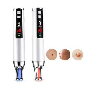 Mini stylo laser portable rouge et bleu pour l'élimination des taches, des cicatrices, des grains de beauté, des verrues et des tatouages - Product Image 1