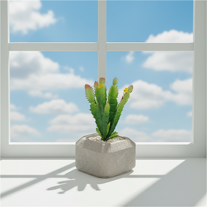 <span class=keywords><strong>Cactus</strong></span> Artificiale <span class=keywords><strong>in</strong></span> Cemento Fatto a Mano, Mini <span class=keywords><strong>Cactus</strong></span> Realistico <span class=keywords><strong>in</strong></span> Vaso, Vendita all'Ingrosso - Product Image 4