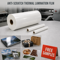 Échantillon Gratuit : Film de Laminage BOPP Mat 28μm pour Peinture au Pistolet, Panneaux d'Exposition, Signalétique Temporaire, Cartes, Couvertures de Menus et Étiquettes