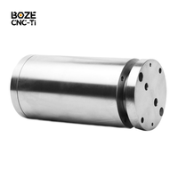 OEM ODM Wadah Kedap Air Laut Dalam dari Paduan Titanium, Dibuat dengan Mesin CNC, untuk Sensor Bawah Laut ROV AUV, Tabung Penyegel