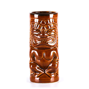 <span class=keywords><strong>Verre</strong></span> Tiki Hawaïen en Céramique Grande Tasse à Bière, Vin et Cocktails avec Design Original pour Fêtes Hawaïennes - Product Image 4