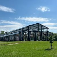 Tente d'atrium modulaire en aluminium ZC, ignifuge, imperméable, grand espace pour banquets en plein air et rassemblements d'entreprise, utilisable en toutes saisons