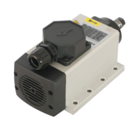 Motor Spindle Pendingin Udara HQD 0.8Kw 800W ER11 24000rpm untuk Router CNC GDF37-24Z/0.8