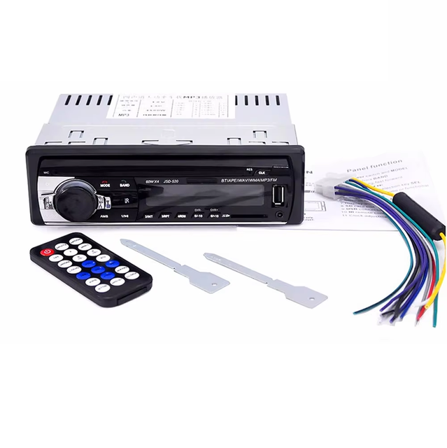 JSD-520 Car Radio Tuner Combination Enabled Car Mp3 Player Radio Car FM Transmitter for Sale With