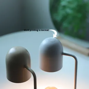 Lámpara calentadora de velas de aromaterapia de cera de vidrio eléctrica con temporizador regulable y enchufe AU para ambiente de cabecera de dormitorio - Product Image 4