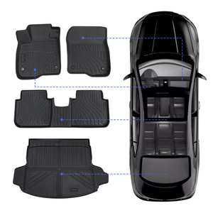 ANGJU Alfombrillas de Coche 3D TPE de 3.3mm de Grosor, Juego de 3 Piezas para Crosstrek <span class=keywords><strong>Hybrid</strong></span> 2024-2026, Impermeables, Inodoras, para <span class=keywords><strong>Interior</strong></span> - Product Image 5