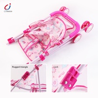 Poussette pour bébé écologique, portable, tendance, en plastique, adorable, gratuite