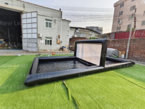 8m nuovo salto <span class=keywords><strong>nero</strong></span> all'aperto gonfiabile Beach volley corte giochi di Sport acquatici campo piscina durevole <span class=keywords><strong>castello</strong></span> gonfiabile - Product Image 4