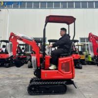 Mini-excavatrice hydraulique de qualité supérieure avec une fiabilité élevée pour les travaux d'infrastructure et de fondations en usine, machine de terrassement hydraulique