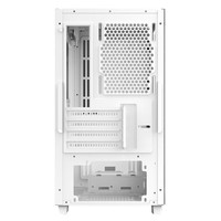 Boîtier PC Thermaltake TT Navigator F4 Blanc Mini-ITX en acier avec panneau frontal en maille métallique, prend en charge la gestion des câbles arrière, processeur 175 mm