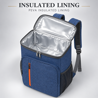 Glacière d'extérieur, sac isotherme grande capacité en tissu Oxford avec fermeture éclair et bretelles, vente en gros directe usine OEM ODM