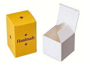 Cajas de Regalo Rígidas Autoarmables Personalizadas para Envases de Vidrio, Cajas Plegables de Papel Impreso con Materiales Reciclados para Frascos y Botellas de Cosméticos - Product Image 1