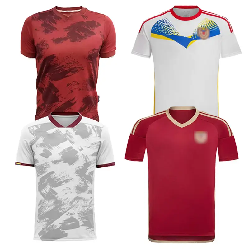 24-25 Camiseta de Fútbol Sudamericano V-enezue-la ropa de fútbol hombres + niños