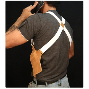 Hot-selling cross-border e-commerce genuine leather mobile phone <b>bag</b>/strap, DSLR <b>camera</b> pocket, 3C product pocket, mobile phone - Product Image 2