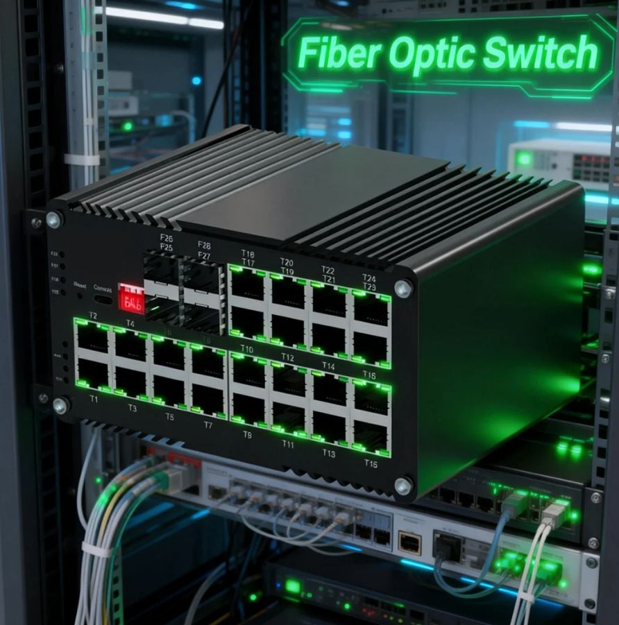 Advanced L2+ Managed 24-Port Gigabit and 4-Port 1000X SFP Industrial Ethernet Switch for High-Density Connectivity