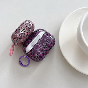 Étui pour écouteurs Apple <span class=keywords><strong>Airpods</strong></span> 2 3 4 Pro2 avec motif de peau de python brillant, housse pour écouteurs sans fil pour <span class=keywords><strong>Airpods</strong></span> Pro3, boîte de charge - Product Image 4