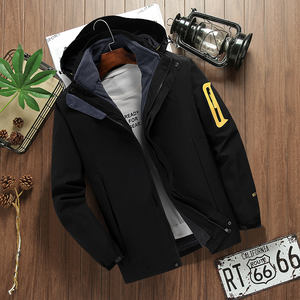 Chaqueta acolchada tres en uno para parejas, resistente al viento e impermeable, talla grande, para ocio, deportes al aire libre, chaqueta a juego de colores, moda, tendencia - Product Image 5