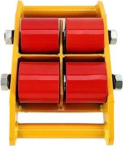 Heavy Duty Machine Dolly Skate Machinery Roller Mover <strong>Cargo</strong> <strong>Trolley</strong> <strong>6</strong> <strong>Ton</strong> 13200lb Steel Rollers 360 Degree Rotation - Product Image 6