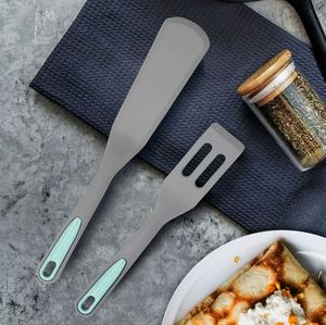 Custom Wholesale Trending Products 2025 New Arrivals Kitchen Utensilis Classic Slotted <b>Silicone</b> Turner Spatula <b>Set</b> - Product Image 6