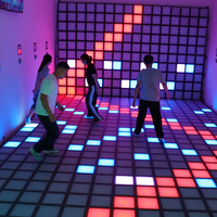 Piste de danse interactive pour jeux d'enfants 30x30cm Lumière de piste de danse interactive à LED jeux lumineu