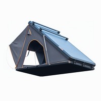 Carpa de Techo Portátil de Aleación de Aluminio de Carcasa Rígida para Cuatro Estaciones, Sin Necesidad de Instalación, Diseño Automático en Forma de A, Resistente a la Intemperie