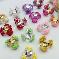 Perles de cristal pentagramme torique robustes, en alliage, avec revêtement sucré, pour la fabrication de bijoux DIY (bracelets, colliers)