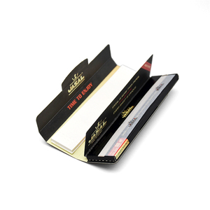 Papiers à rouler personnalisés à marque privée, format 1 1/4 et King Size, avec conception graphique gratuite, impression intégrale et boîte personnalisée - Product Image 3