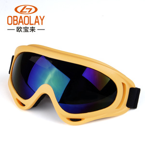 Gafas de Motociclismo OBAOLAY X400 con Lente Esférica de Policarbonato, Protección UV, Antideslizantes, Montura Completa para Hombre - Product Image 4
