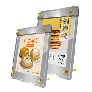 Estante de exhibición de menú de escritorio, <span class=keywords><strong>restaurante</strong></span>, cancelación, tarjeta de menú, precio, folleto, póster, estante, accesorios para bebidas - Product Image 1