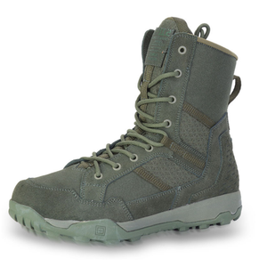 Bottes tactiques d'été en cuir de vachette véritable et daim TSB4 noir, vert, coyote marron, respirantes et confortables - Product Image 1