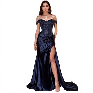 Sharon Said SF257 Vestido de Noche Rojo Dubái Sexy de un Solo Hombro con Encaje, Largo hasta el Suelo, Estilo Imperio, Sin Espalda, Tipo Tubo, Ecológico, Lavable, Primavera - Product Image 3