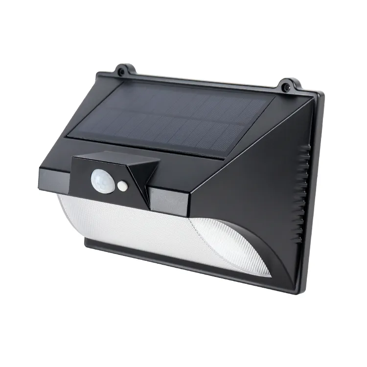 ABS Ip65 15pcs SMD LED Wall Light Monocrystalline 20%+conversion Rate With Motion Sensor Solar Lights Outdoor Garden