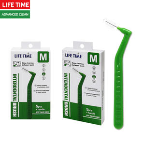 Caja de ECO-PACKING plegada, 5 uds., <span class=keywords><strong>cepillo</strong></span> de espacio para dientes desechable Dental en forma de L, <span class=keywords><strong>cepillo</strong></span> Interdental <span class=keywords><strong>interproximal</strong></span> - Product Image 2
