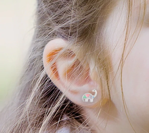 Boucles d'oreilles en forme de dinosaure, bijoux fins en argent Sterling 925, émail multicolore, design pour petites filles - Product Image 3