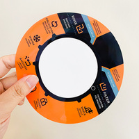 Label Vinyl Perekat Kuat Anti Gores, Tahan Minyak, Ramah Lingkungan 8 Level, Tahan Air, Tahan UV, untuk Penggunaan Luar Ruangan