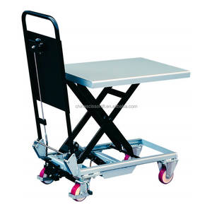 170Cm Handmatige Heftafel 200Cm Hydraulische Platform Schaarlift <span class=keywords><strong>Trolley</strong></span> Voor Werkplaats Kleine Batch Onderdelen Montage - Product Image 2